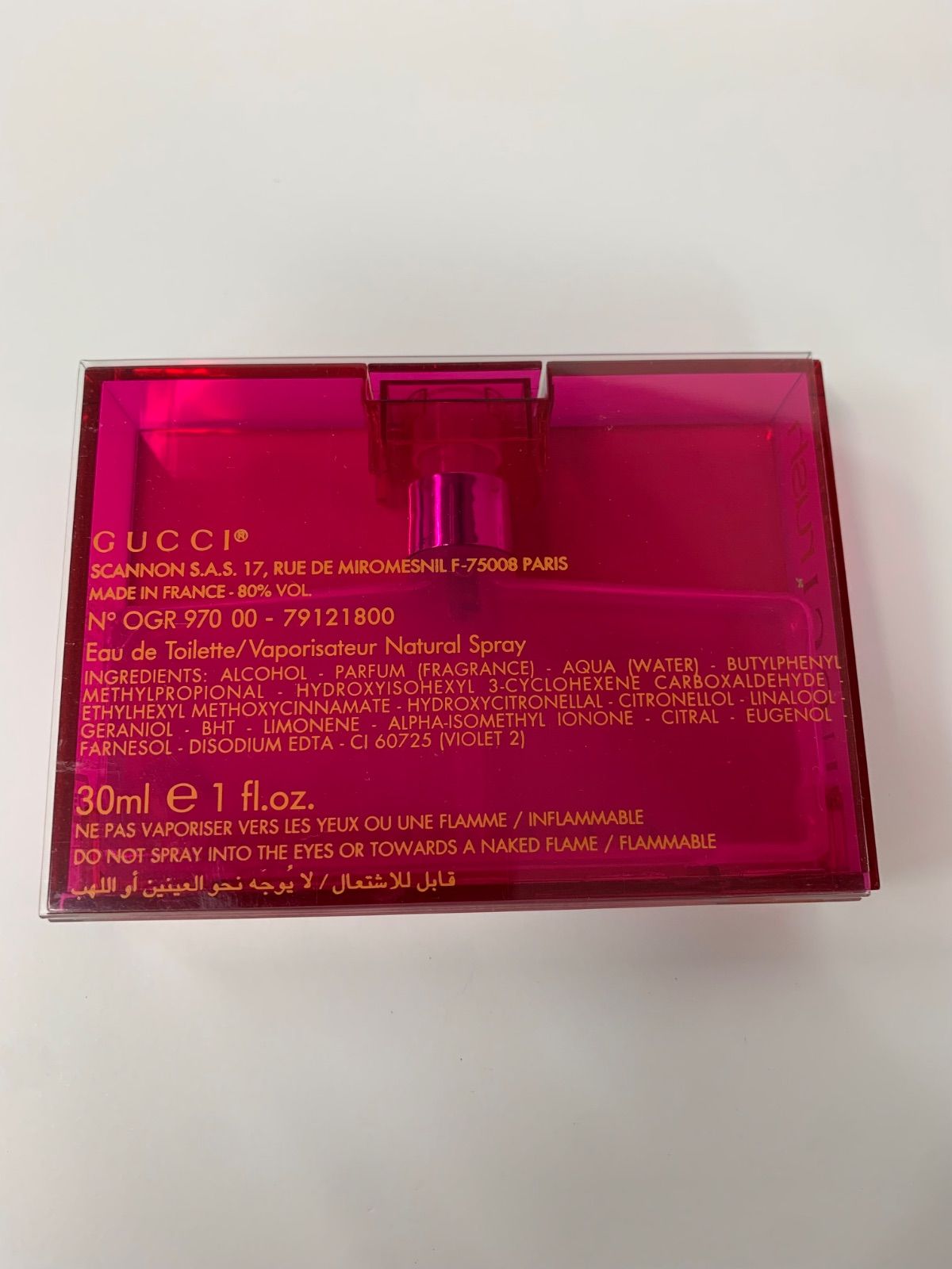 V663 K GUCCI rush 2 グッチ ラッシュ 2 オードトワレ 30ml