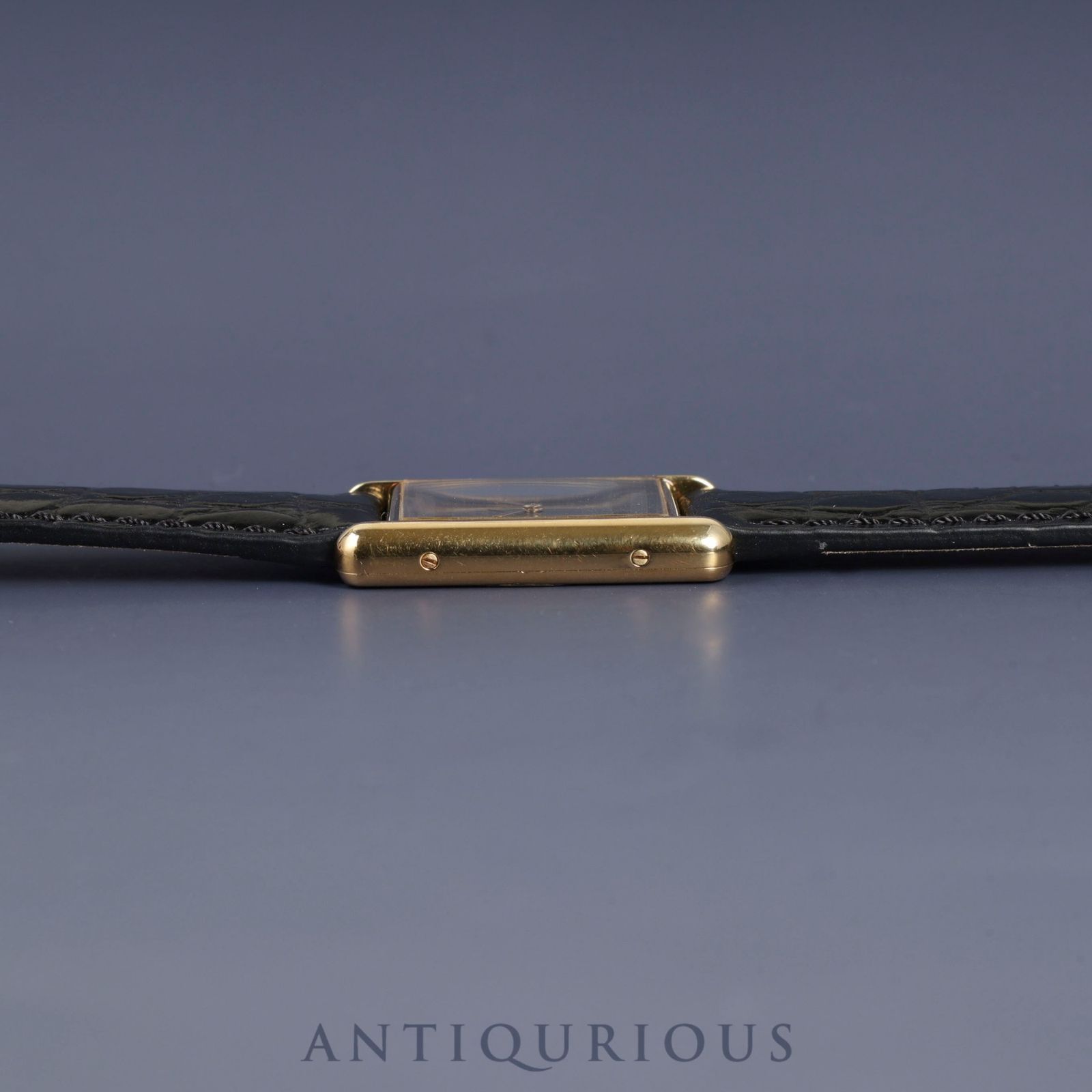 カルティエ マストタンク LM 6 81006 クォーツ Cal.81 SV925 革 純正  