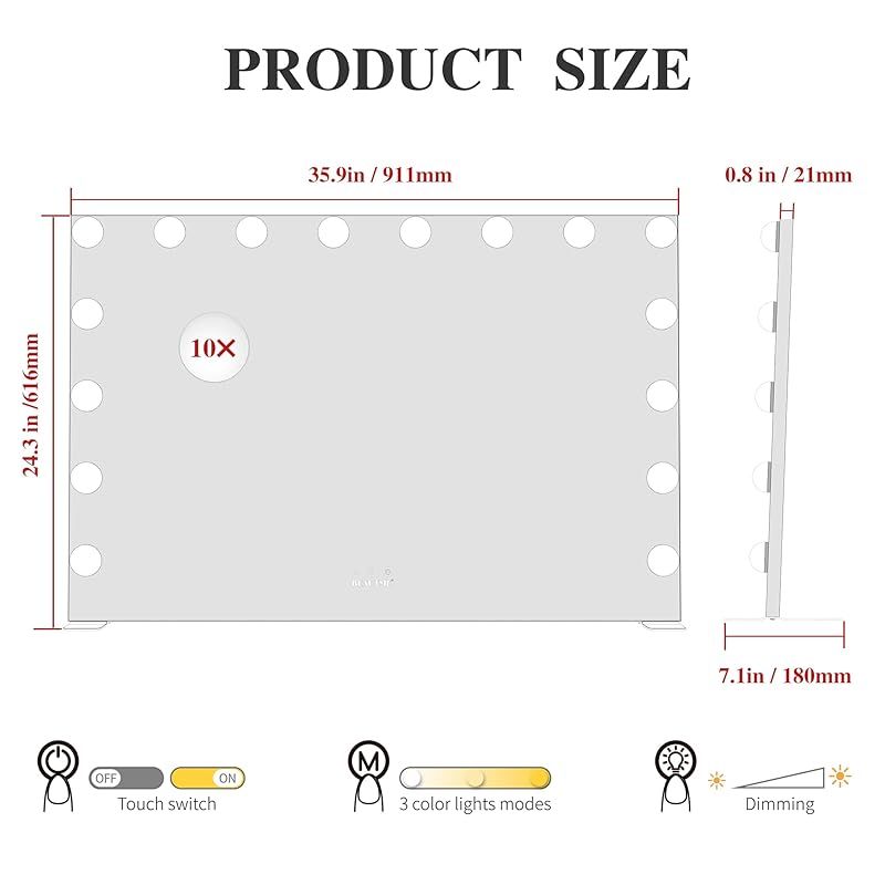 10倍拡大鏡付き