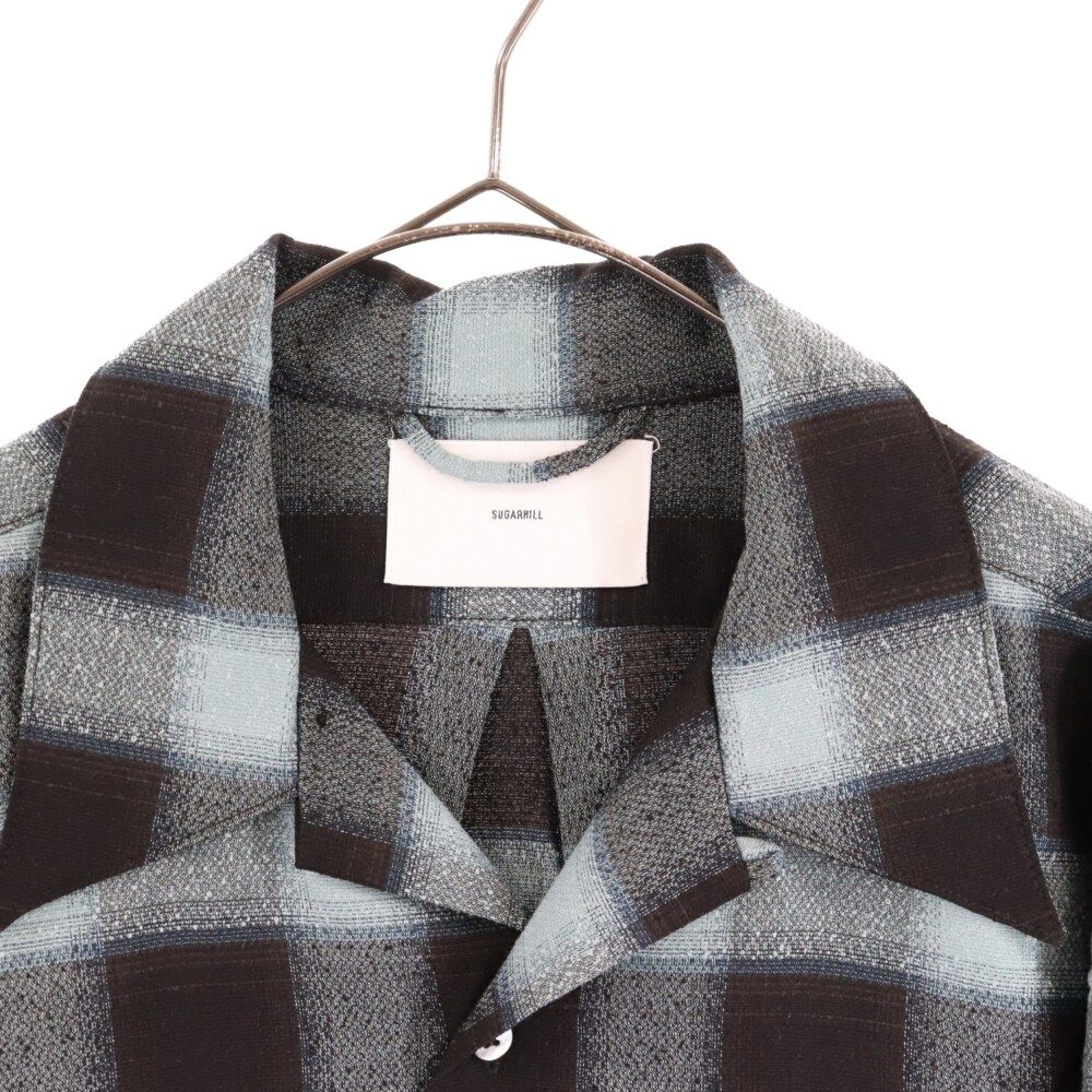 SUGARHILL (シュガーヒル) 23SS OMBRE PLAID HALF SLEEVE BLOUSE 