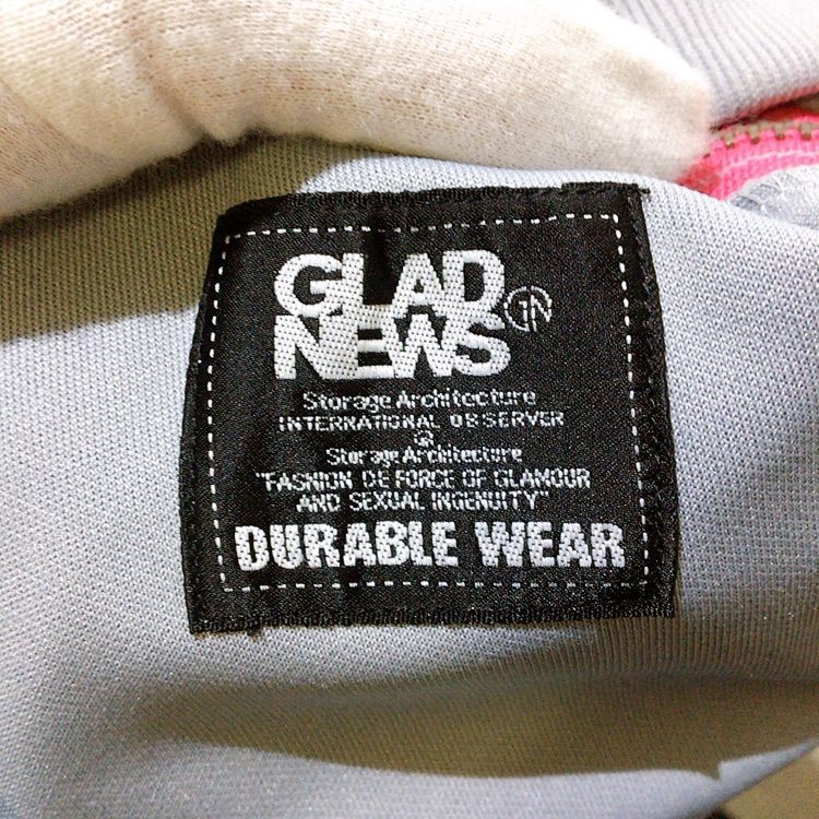 美品】GLAD NEWS グラッドニュース zipパーカー ショートパンツ