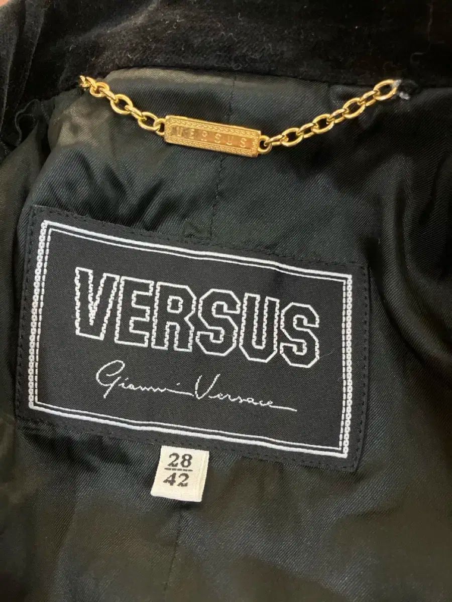 ヴェルサーチェ バイ ヴェルサーチェ ウール シングル ロングコート 42