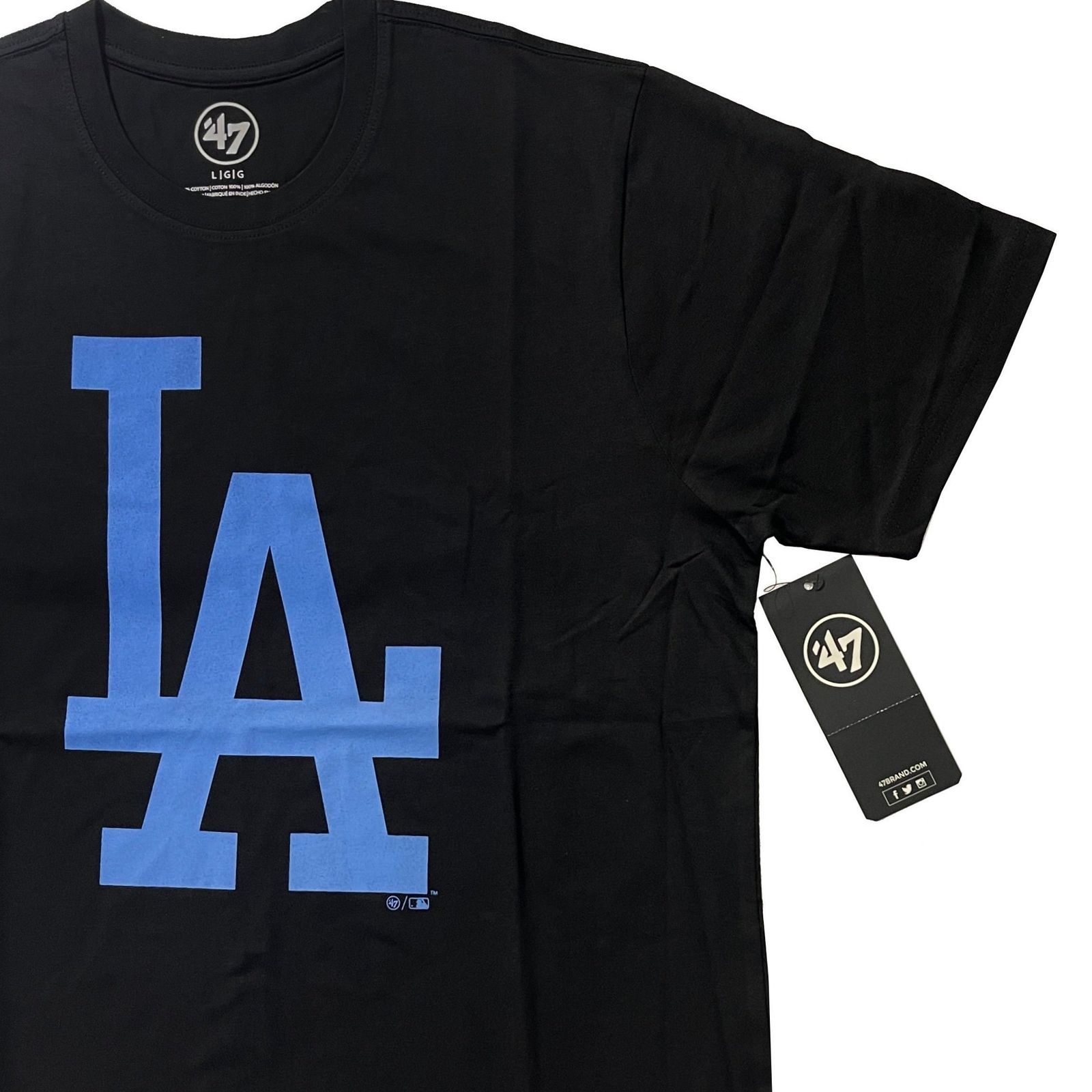 47 LA DODGERS IMPRINT ECHO Tシャツ エコ ジェットブラック