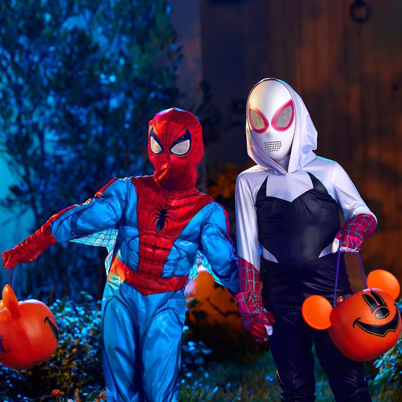 100 新品【スパイダーマン】なりきり変身コスチューム コスプレ