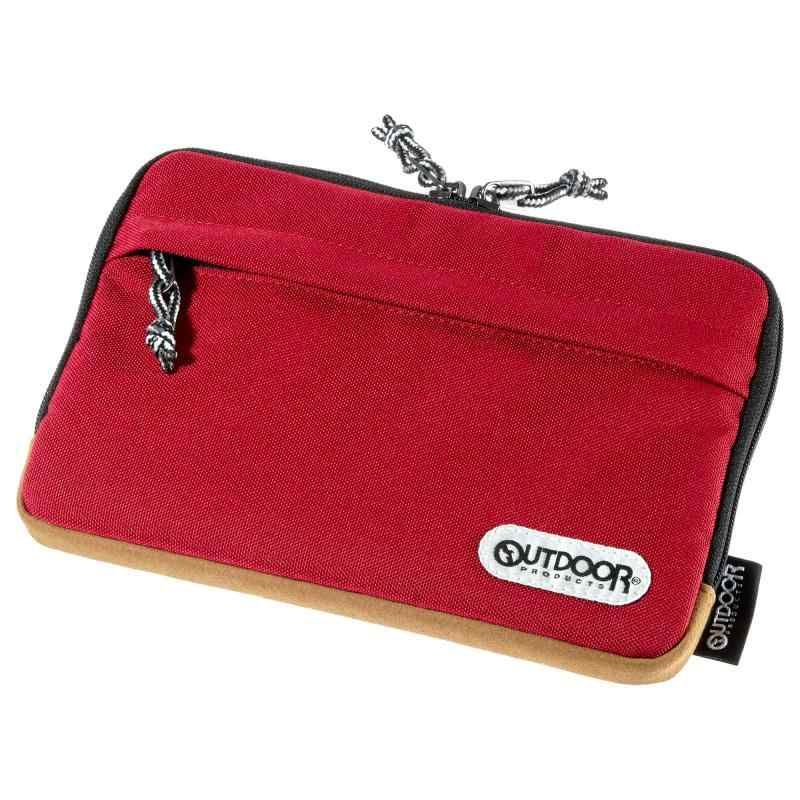 OUTDOOR PRODUCTS スマホu0026amp-タブレットケース_210716 レッド タブレットケース02(iPad mini 他)