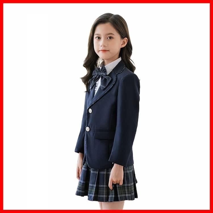 在庫わずか 女の子 スーツセット フォーマルスーツ ワンピース スーツ 制服 入学スーツ 4-6点セット 七五三 卒園式 子供スーツ §ｚｚ．ｌｕｘｉ 結婚式 発表会 卒業式 入学式 面接 ジュニア キッズフォーマル 冠婚葬祭 お受験 法事 アンサンブル