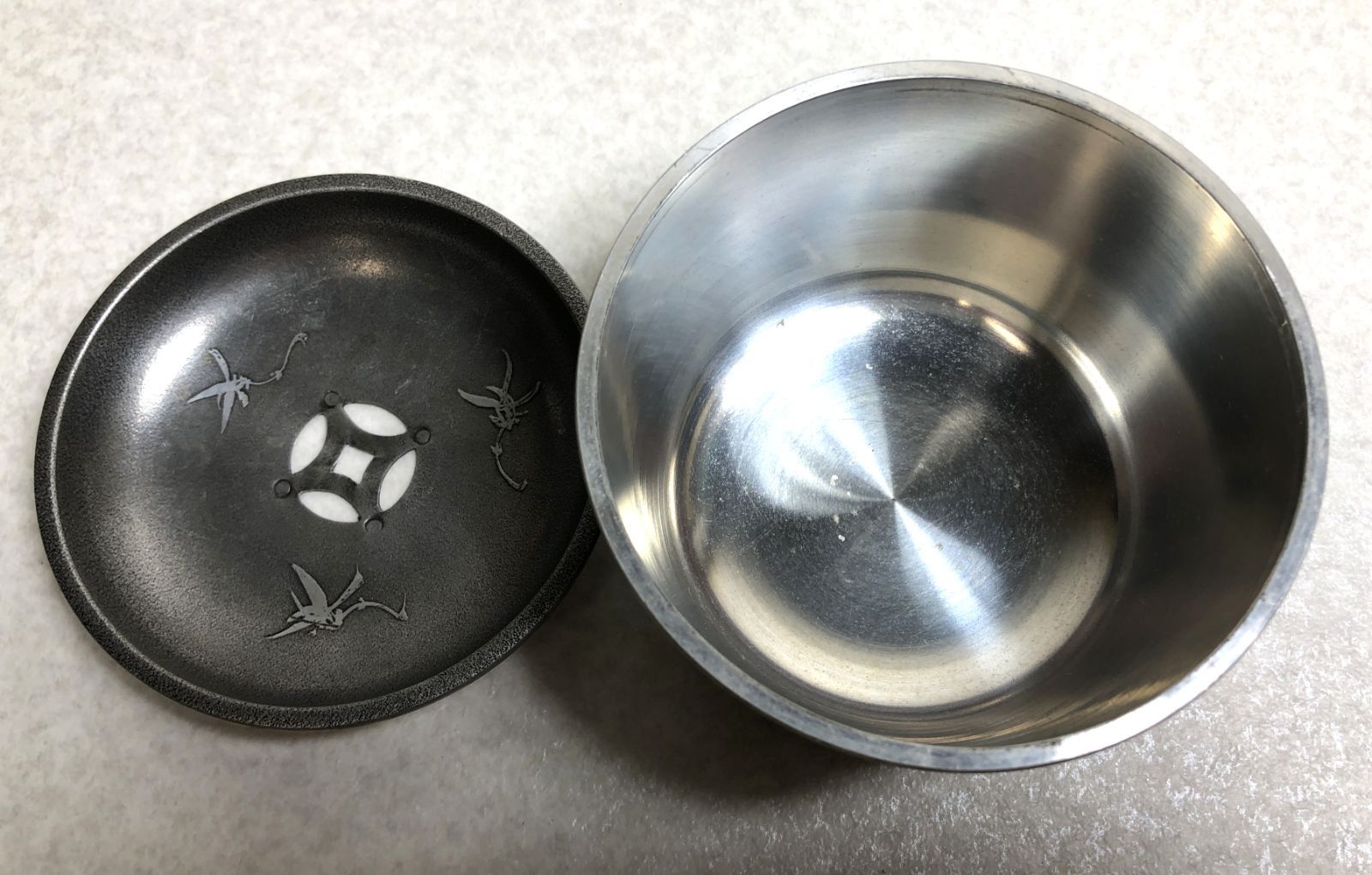 DH986】間村自造 茶こぼし 錫製 茶道具 - メルカリ