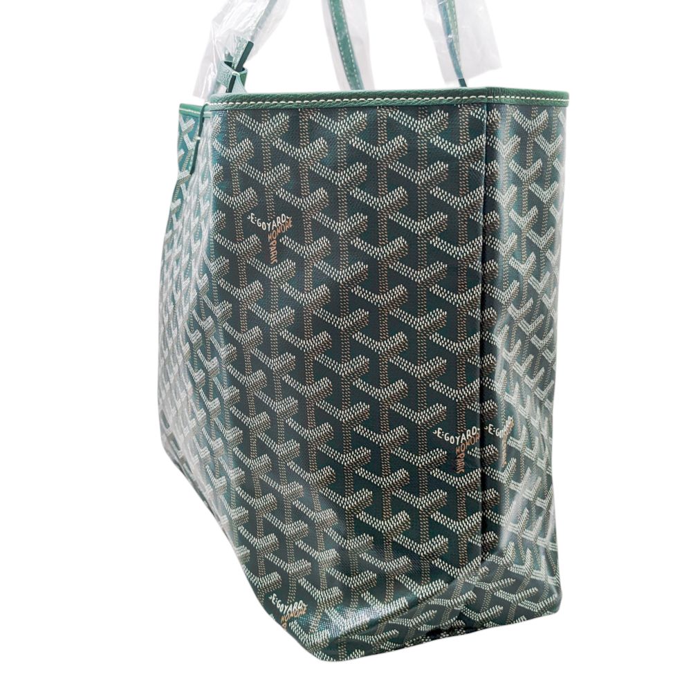 GOYARD　ゴヤール　サンルイPM　PVC　グリーン　緑　トートバッグ 新品未使用 GOYARD ゴヤール サンルイPM バッグ トートバッグ