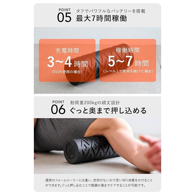 公式 【日本国内メーカー】uFit Vibrating Roller Mini 電動 フォーム