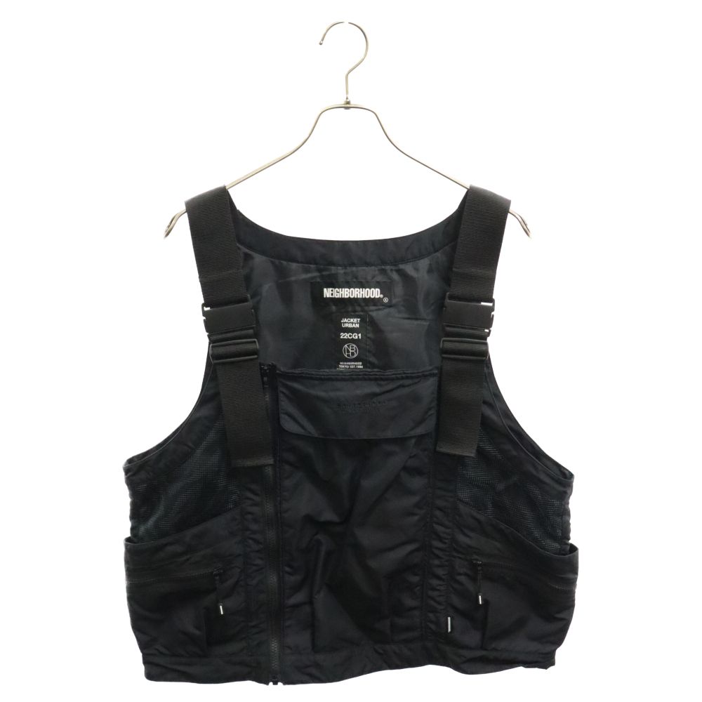 NEIGHBORHOOD (ネイバーフッド) 22SS TOOL POCKET/N-VEST ツールポケット ナイロンベスト ブラック 221TSNH- JKM07 - メルカリ