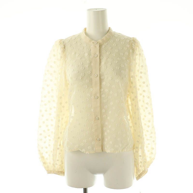 イエナ IENA 24AW Mi Trefle シアーギャザーブラウス ロング
