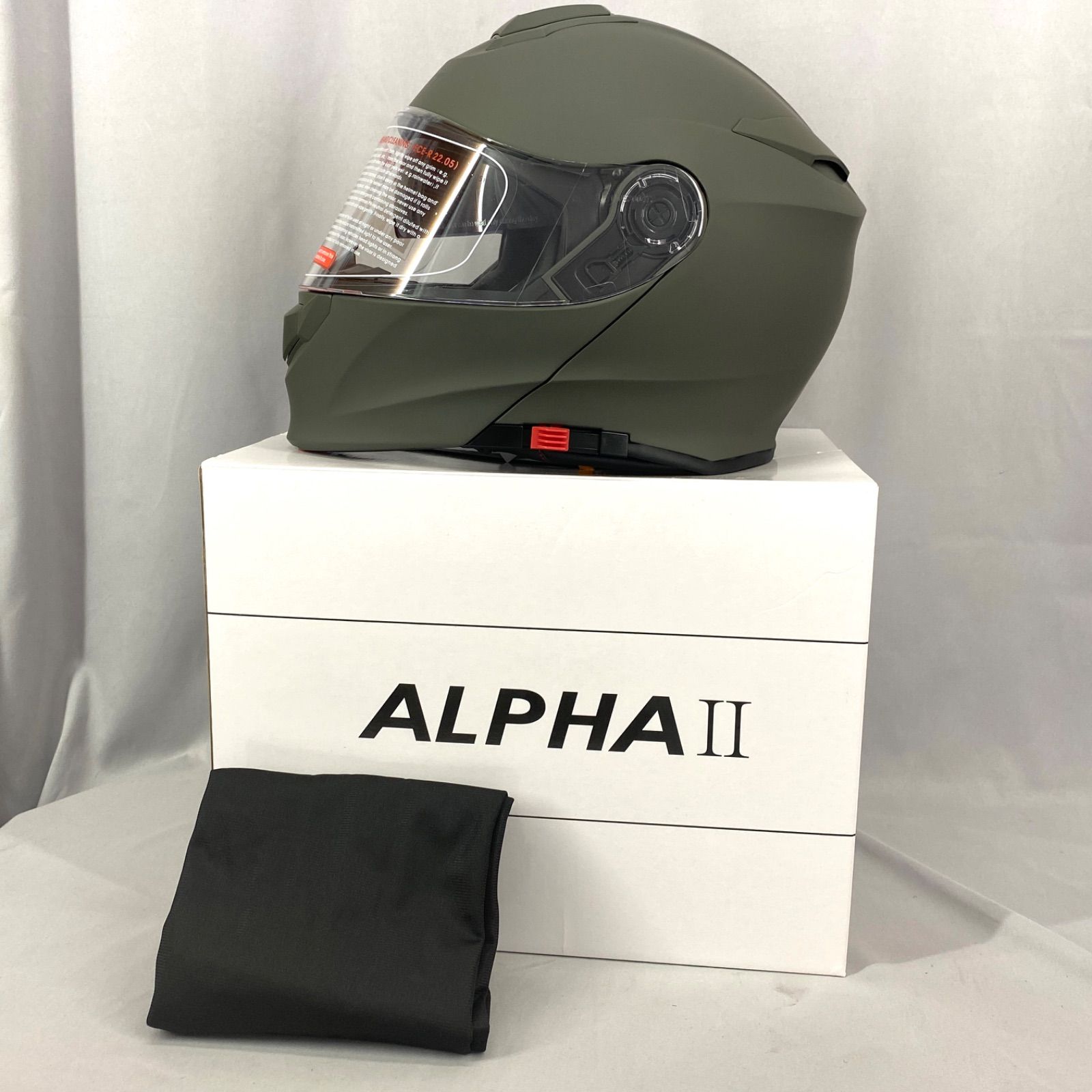 残り1個 未使用 CREST ALPHAⅡ クレスト アルファ2 マットガンメタ マットカラー Mサイズ 57cm 58cm SG PSC規格 フルフェイス ヘルメット 族ヘル