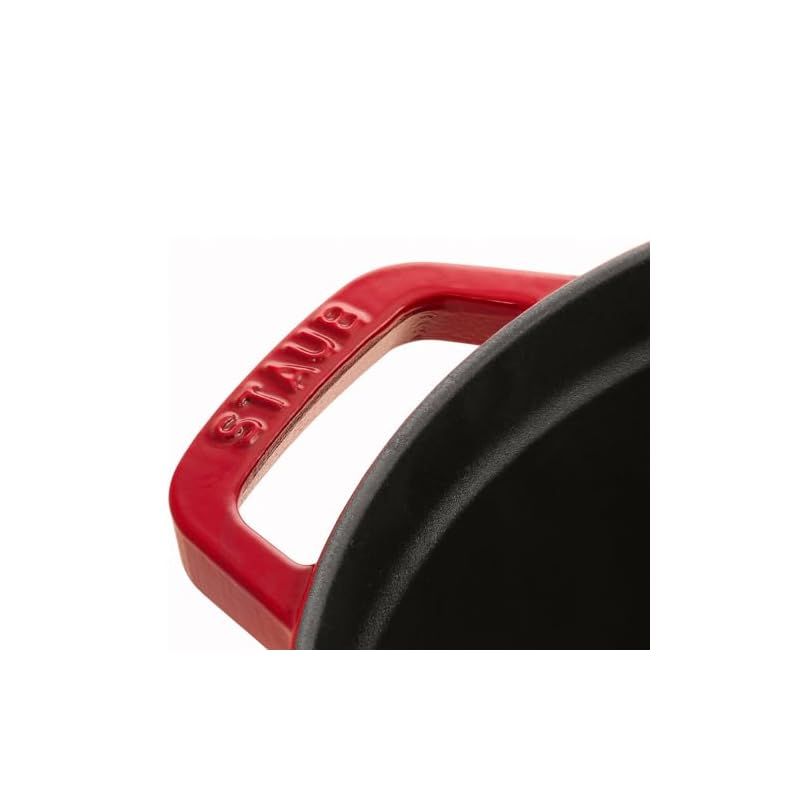 最大30日間 対象 staub ストウブ ピコ ココット ラウンド チェリー 22cm 両手 鋳物 ホーロー 鍋 IH対応 日本正規販売品 La Cocotte Round Z1033-360 1