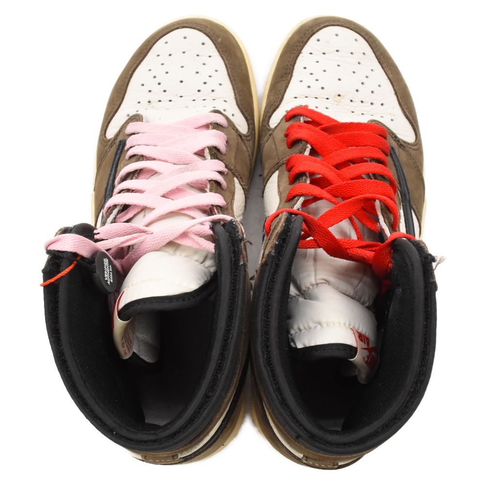 Nike トラヴィススコット　AJ1 13cm Amazon.co.jp: AIR JORDAN 1 HIGH OG TS SP 'TRAVIS SCOTT