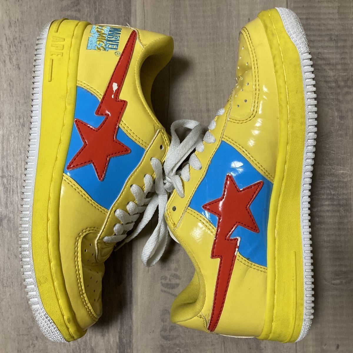 2005年 Marvel BAPESTA スニーカー 24cm a bathing ape BAPE STA shoes 