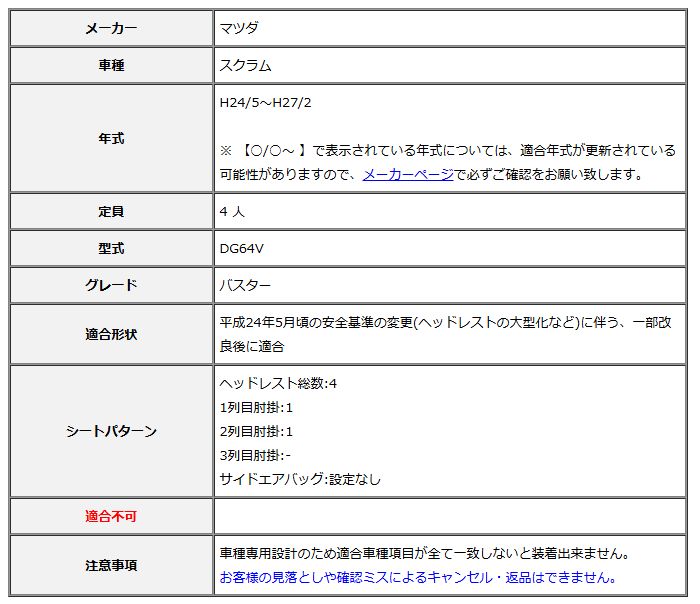 Clazzio クラッツィオ シートカバー DIA ダイヤ スクラム DG64V H24|5～H27|2 ES-6031
