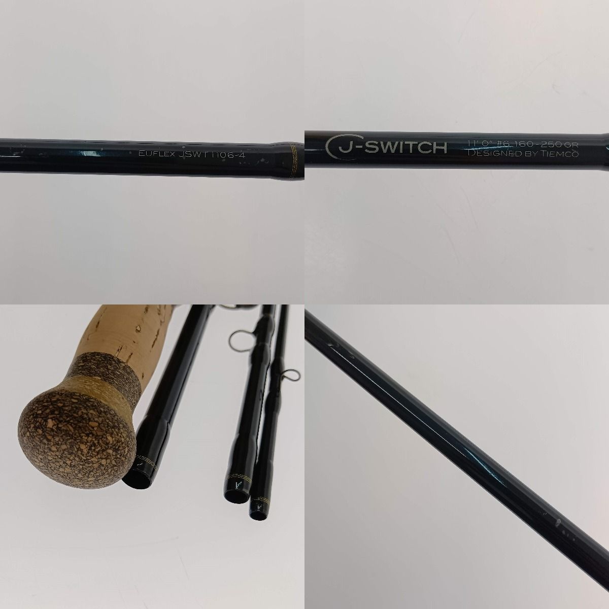 □□TIEMCO ティムコ フライロッド EUFLEX J-SWITCH 160-250GR