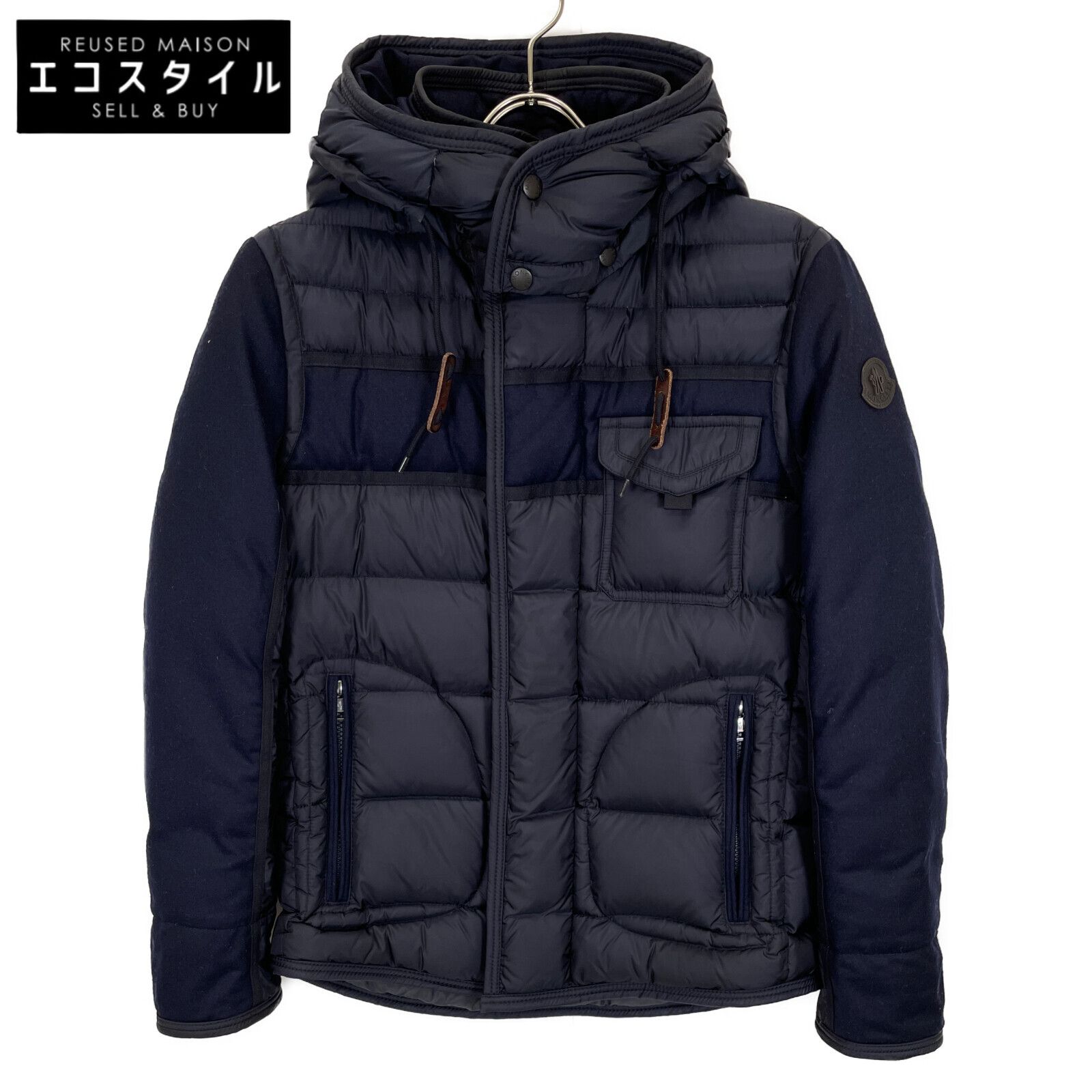 MONCLER モンクレール ﾈｲﾋﾞｰ RYAN 国内正規 ﾀﾞｳﾝｼﾞｬｹｯﾄ O