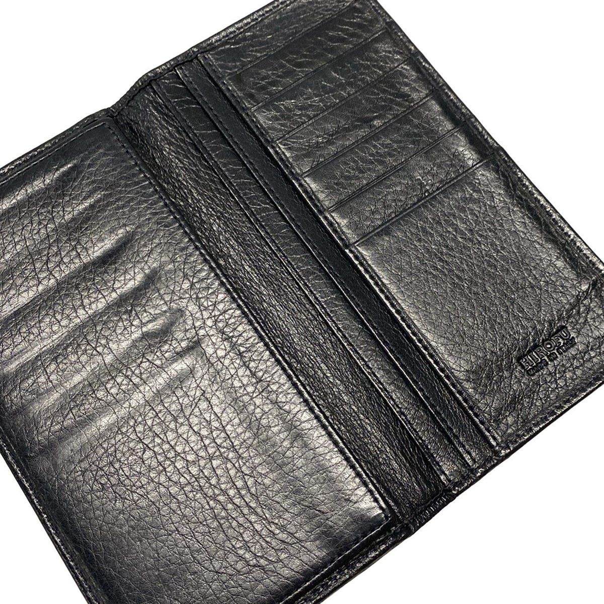 ‼️最終値下げ‼️‼️美品‼️ ヒロフHIROFU レザー 長財布　ダークブルー HIROFU(ヒロフ) 長財布 - ダークネイビー レザー - メルカリ