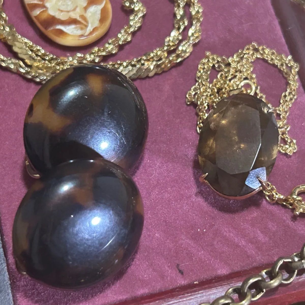 遺品整理生前整理アクセサリーまとめ売りネックレス金昭和レトロ