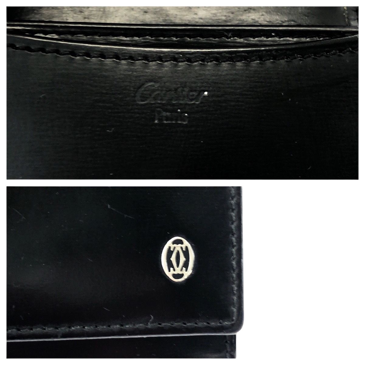 美品 CARTIER カルティエ パシャ ブラック 黒 シルバー金具