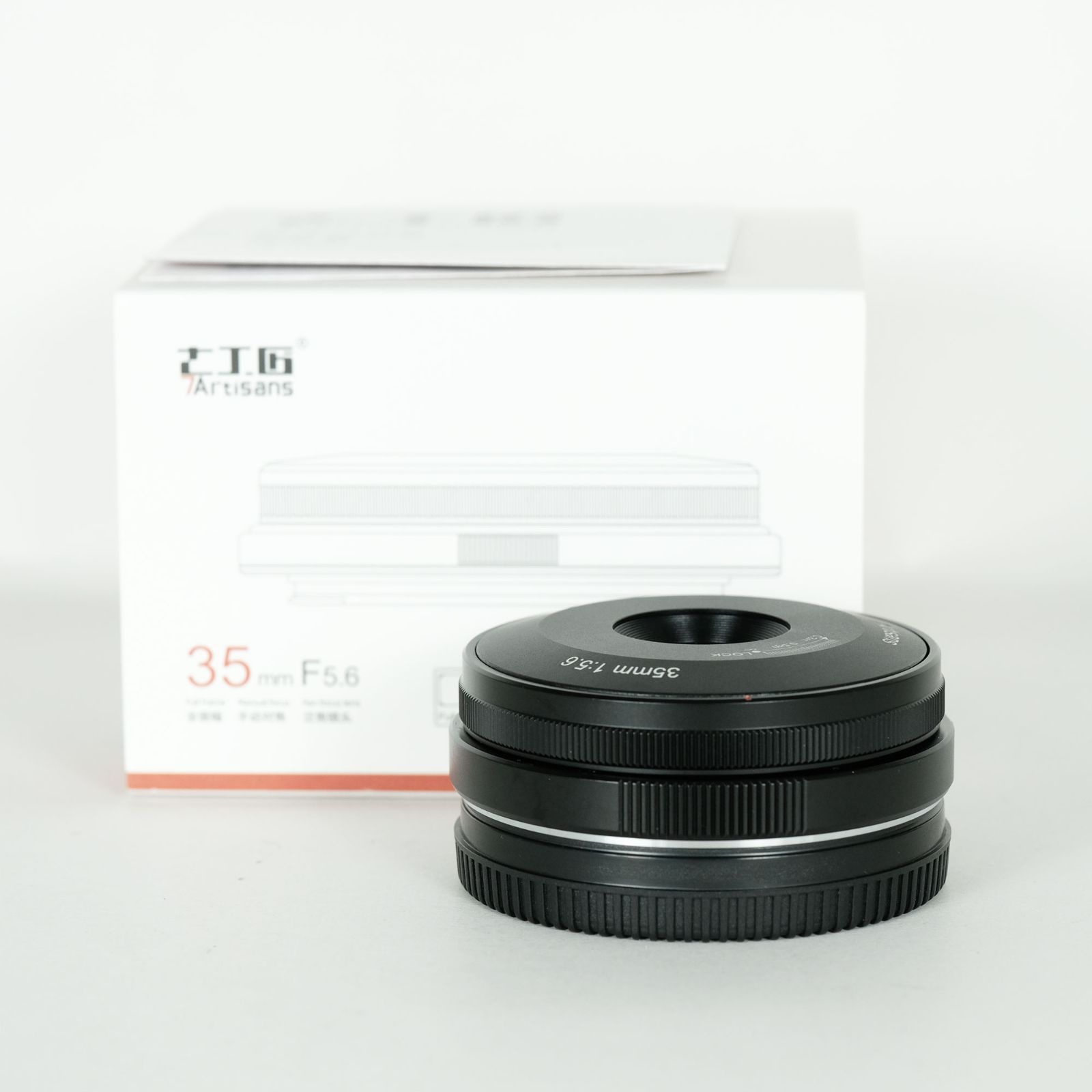 美品] 七工匠 7Artisans 35mm F5.6 (ライカSL/TL用) ブラック / ライカ