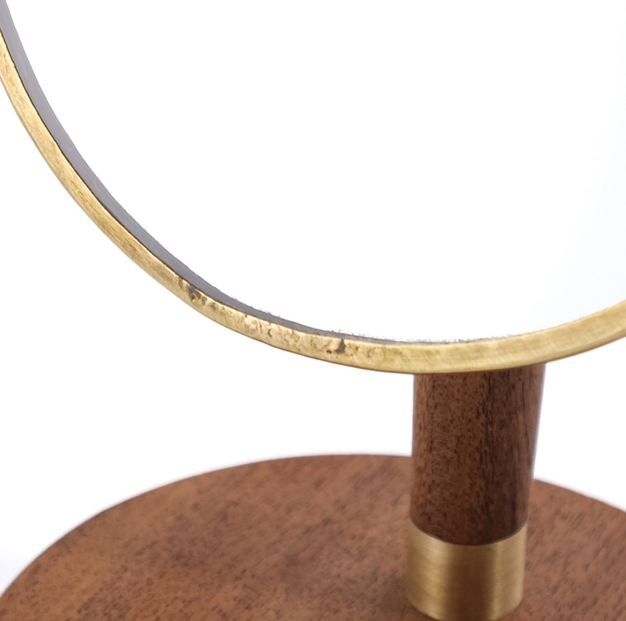 購入へようこそ！ shesay ACACIA WOOD オーバルスタンドミラー