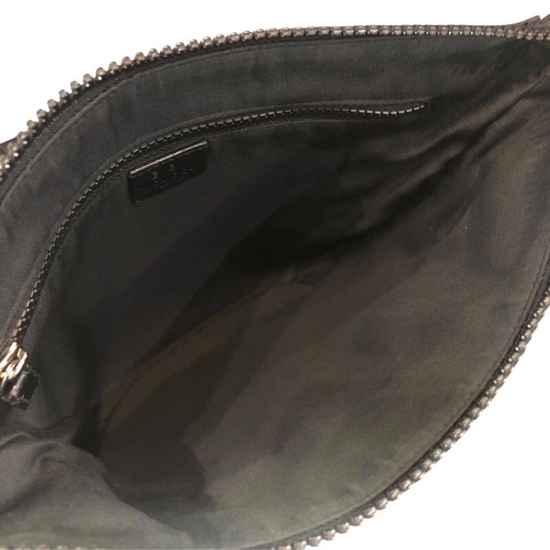 美品✨グッチ GG ナイロン ショルダーバッグ 449184 204991 黒 GUCCI(グッチ) / ショルダーバッグ/--/BLK/449184/使用感、擦れ