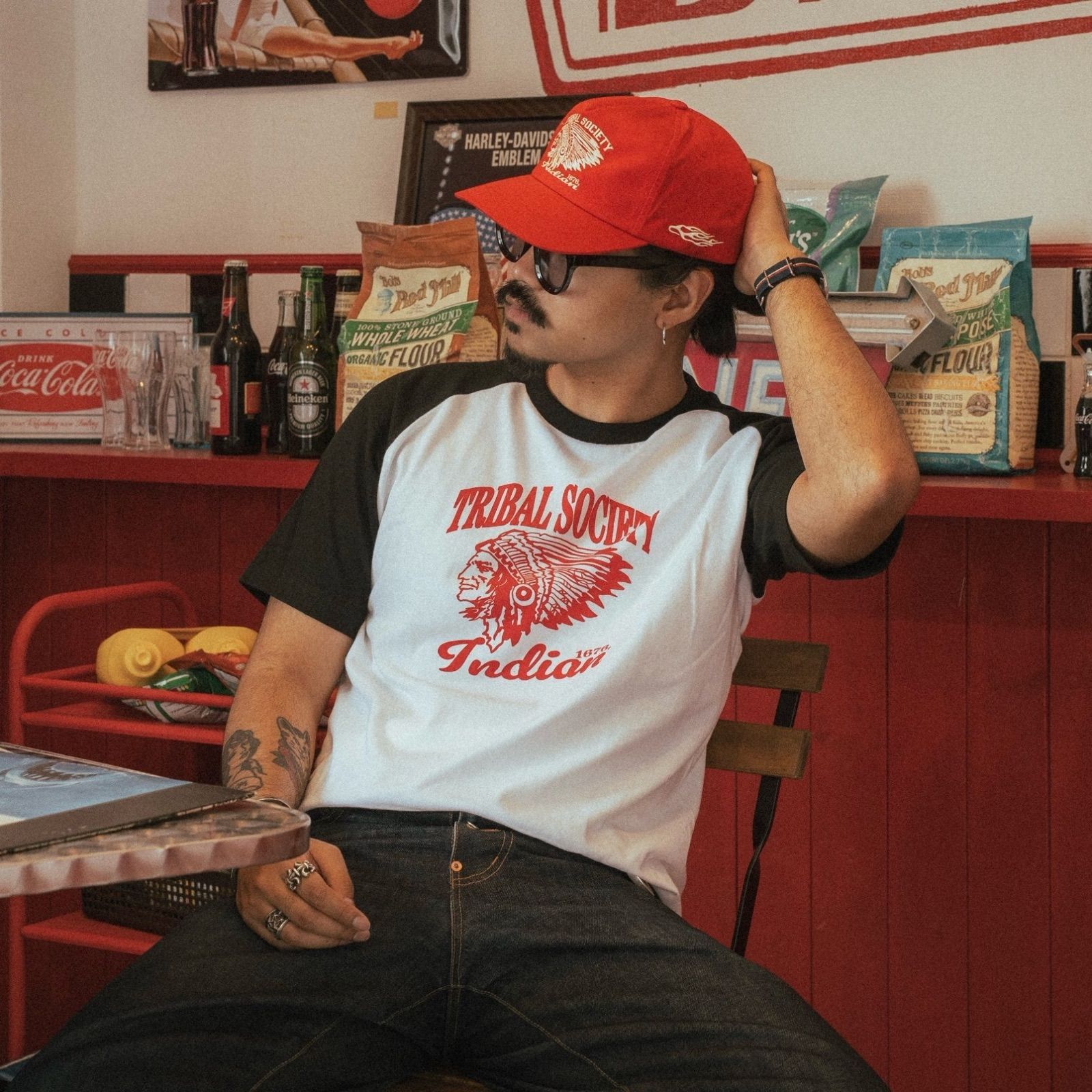 LXPL TEE TD アメカジ ラグランTシャツ - メルカリ