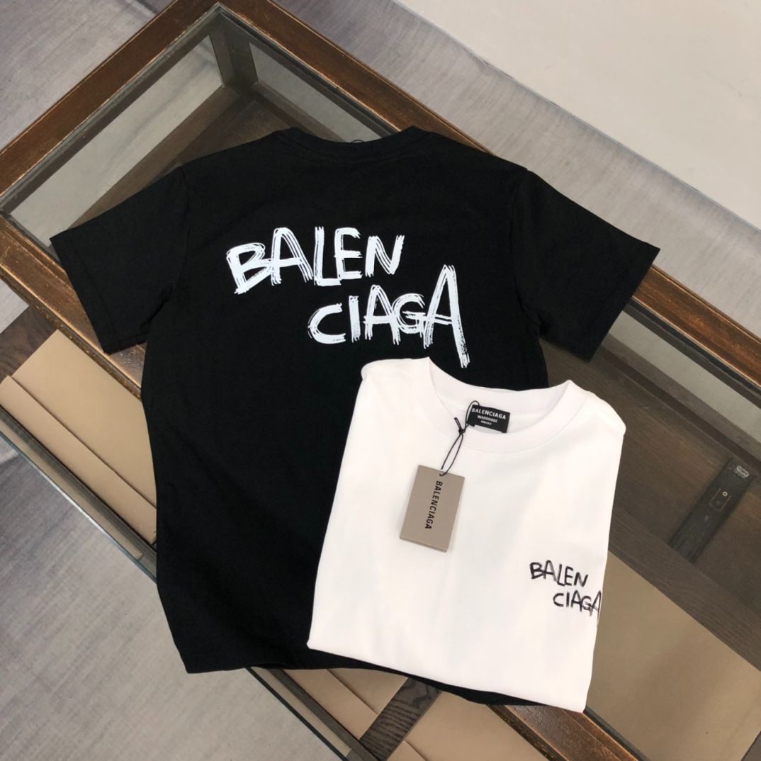 Balenciaga バレンシアガ 24SS夏新作ラウンドネック半袖Tシャツ