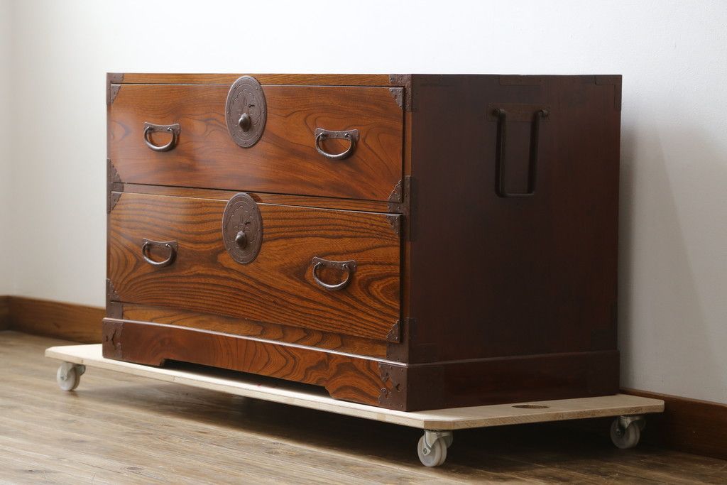 楽天市場】けやき 民芸タンスの通販 展示品 飛鳥工芸家具 欅箪笥 欅