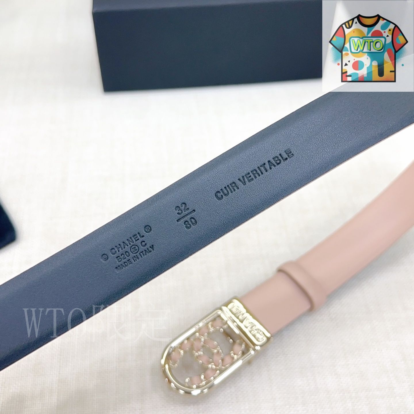 今日特価】Chanel ダブルフェイスレザーベルト-2 - メルカリ