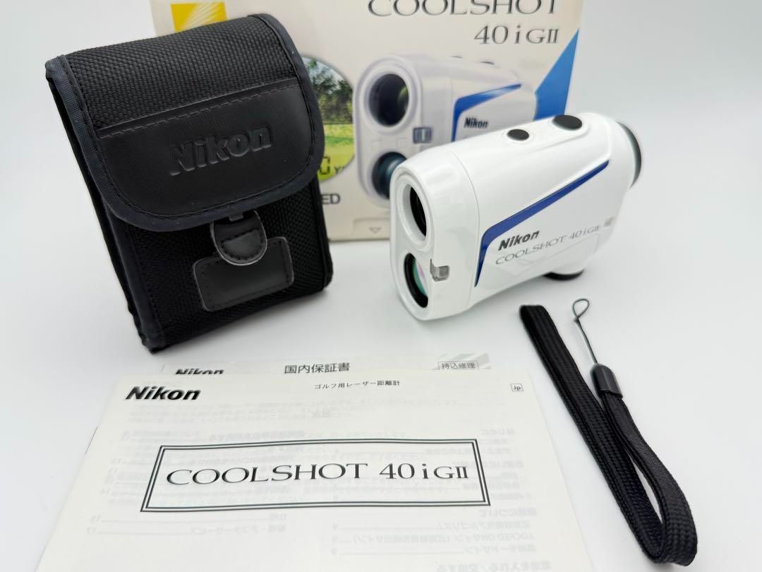 美品★Nikon COOLSHOT 40i GII G2 ニコン クールショット 美品】Nikon COOLSHOT 40i GII G2 ニコン クールショット ゴルフ