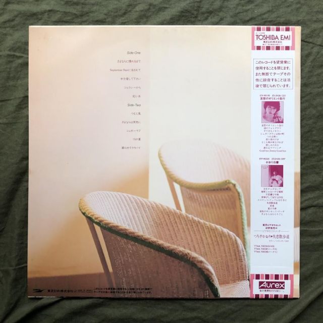 傷もなく美品です 傷なし美盤 良ジャケ レア盤 ピンナップ付 1983年 つちやかおり LP