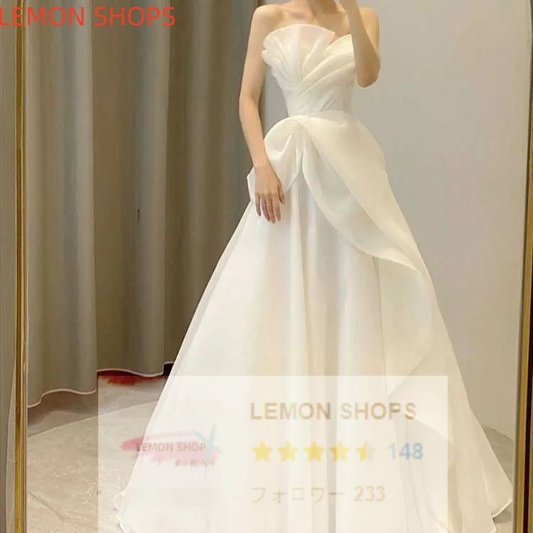 【感謝価格】 新品未使用】ウエディングドレス 花嫁 前撮りドレス ドレス スーツ・フォーマル・ドレス
