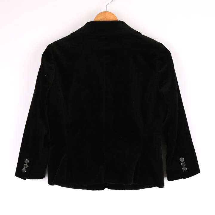 スピックアンドスパン テーラードジャケット ベロア 裏地有 36サイズ