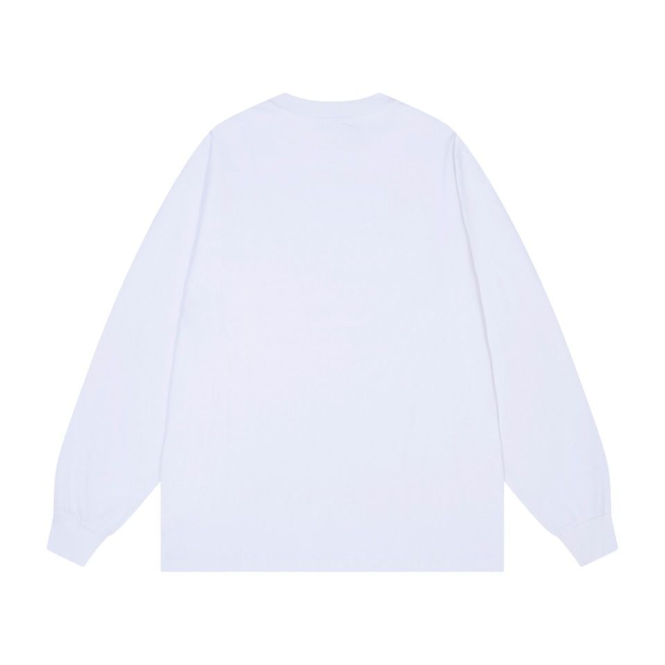 新品未使用TRANOI 長袖 ロングスリーブTシャツ　ホワイト×シルバー 長袖Tシャツ】glimmer ドライロングスリーブTシャツ ホワイト M