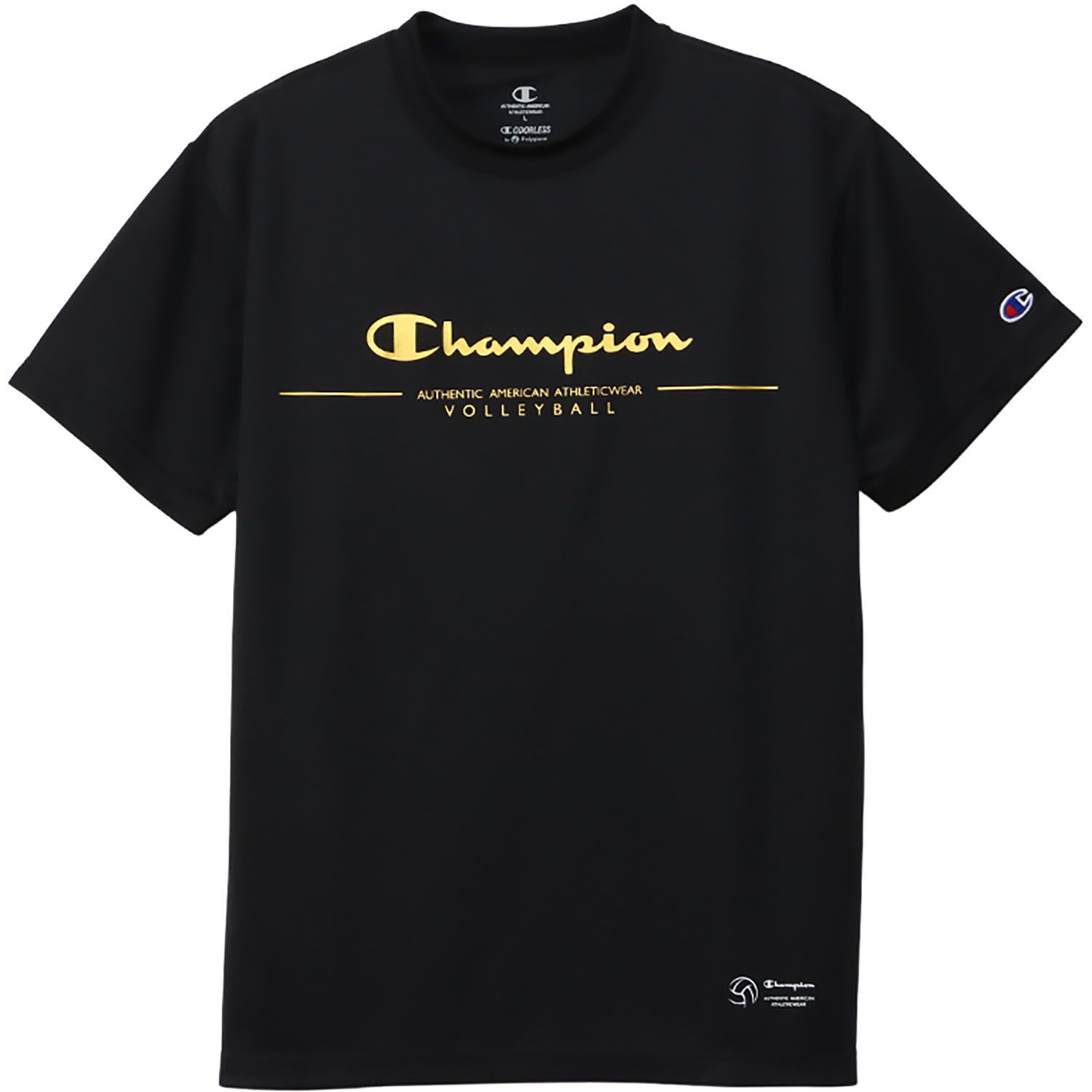 清静シャツバレー チャンピオン Champion バレーボール SHORT SLEEVE T-S C3ZV303