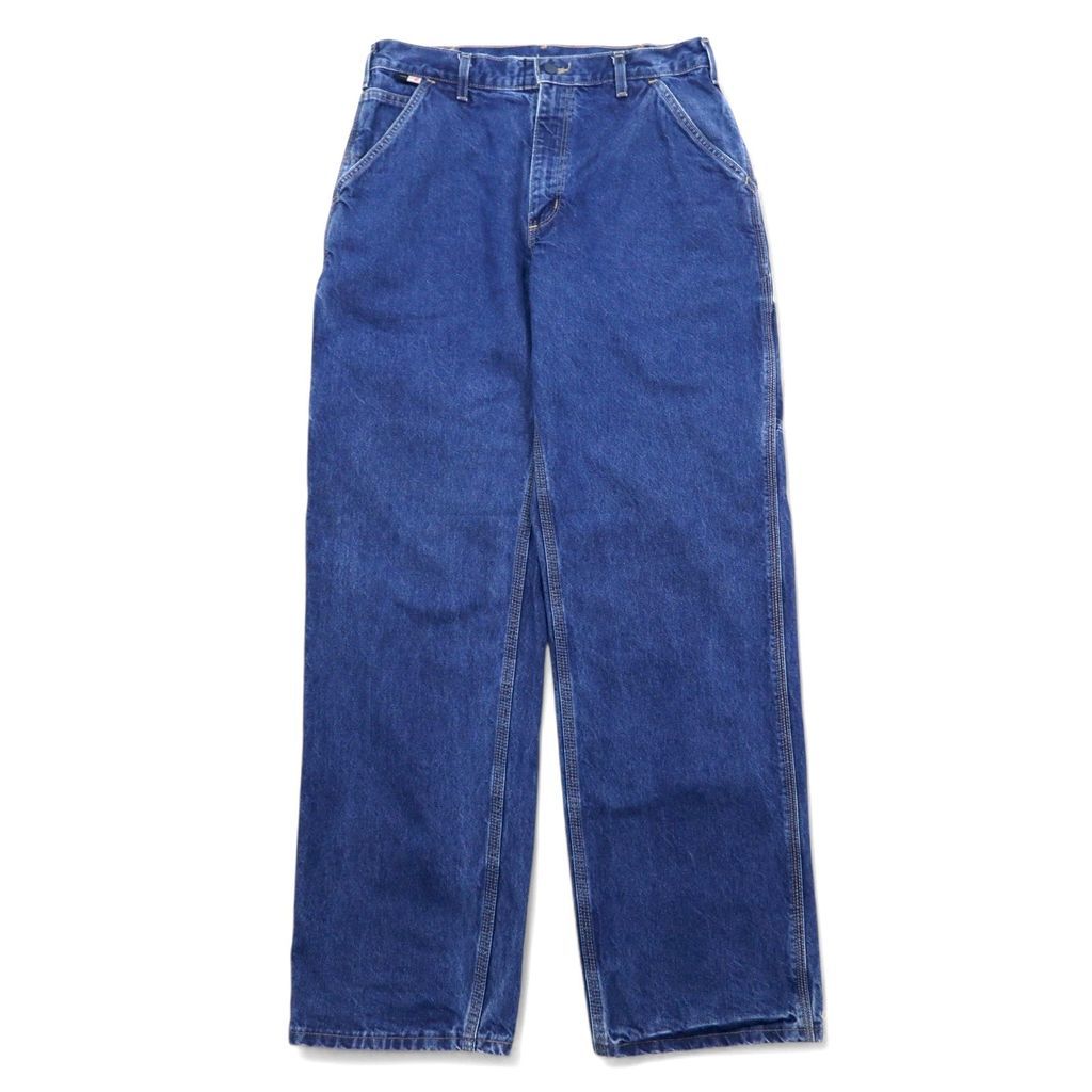 carhartt FR デニム ペインターパンツ 34 ブルー コットン CAT2 FRB13-DNM メキシコ製