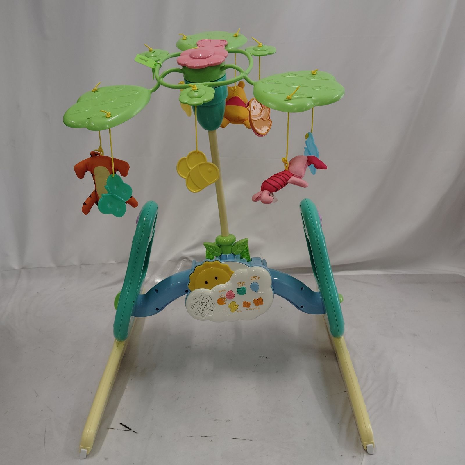【美品】Disney くまのプーさん6WAYジムにへんしんメリー えらべる回転 6WAYジムにへんしんメリー プラス くまのプーさん