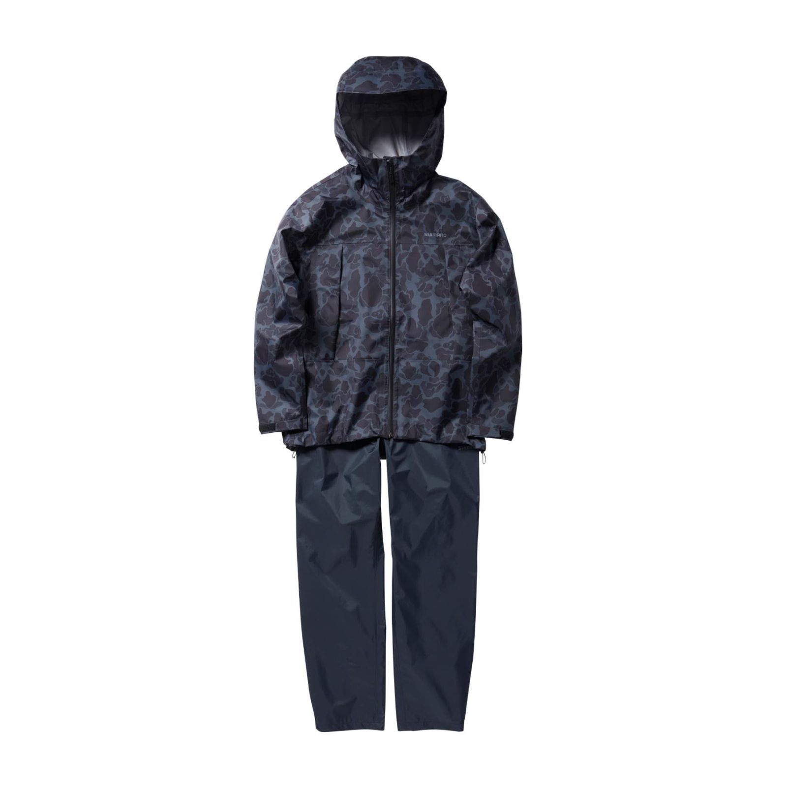 Color ブラックダックカモ_Size M シマノ 3レイヤー レインスーツ RA-047X ブラックダックカモ M