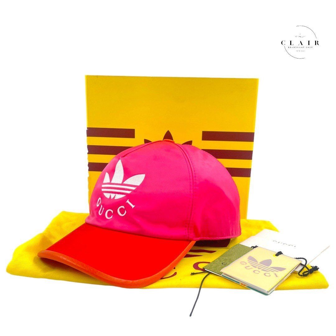 本物 GUCCI × adidas グッチ アディダス コラボ キャップ 帽子 GUCCI x adidas グッチ x アディダス コラボ ベースボール