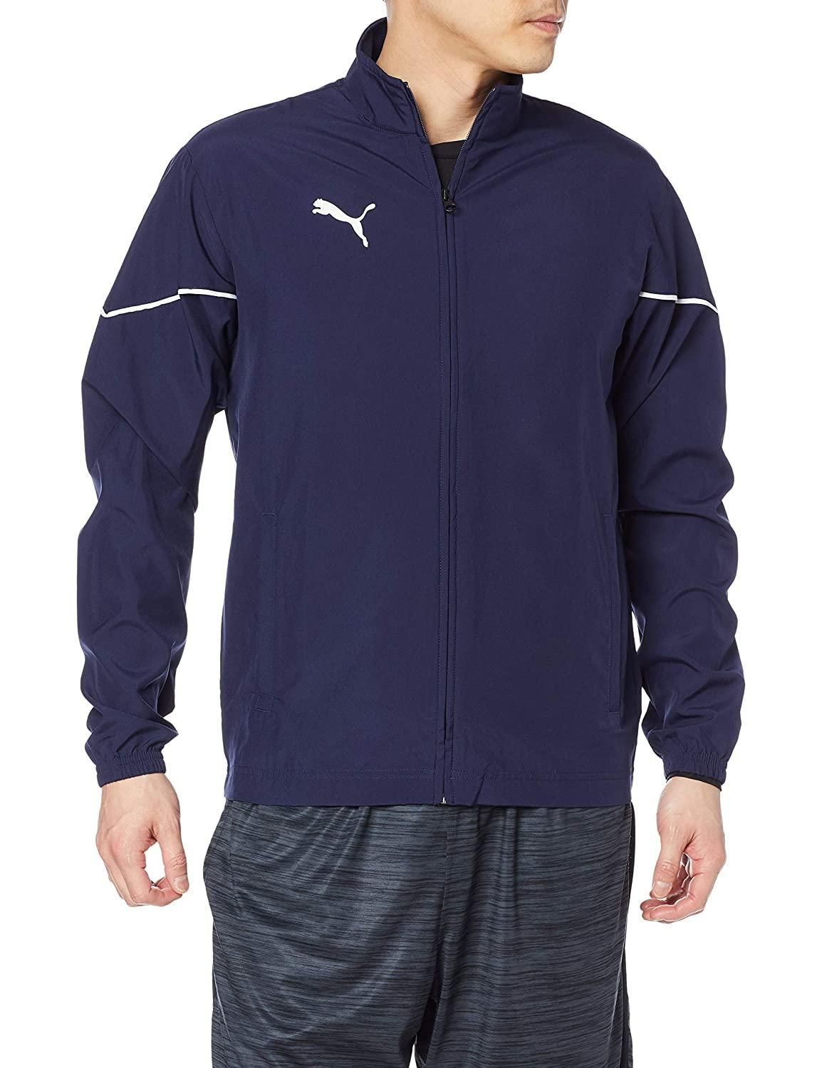 【新品・2営業日で発送】PUMA プーマ TEAMRISE_ウーブンジャケット (657644) 色 : PEACOAT-PUMA サイズ : XXL 