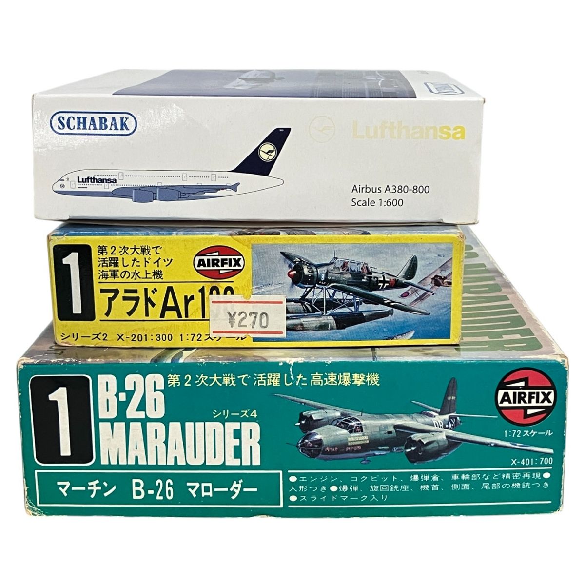 セール 登場から人気沸騰 Schabak B-26 Fix Air A380 模型3点セット 196 Ar ARADO その他