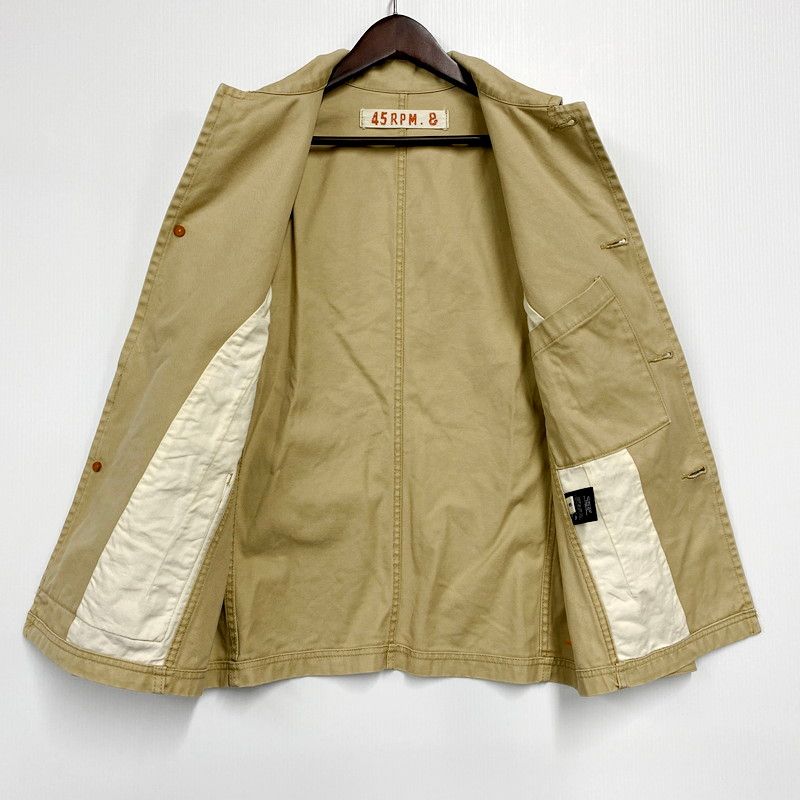 45R フォーティファイブ・アール ダックカバーオールジャケット 4 中古】【レディース】 45R DUCK COVERALL JACKET フォーティ