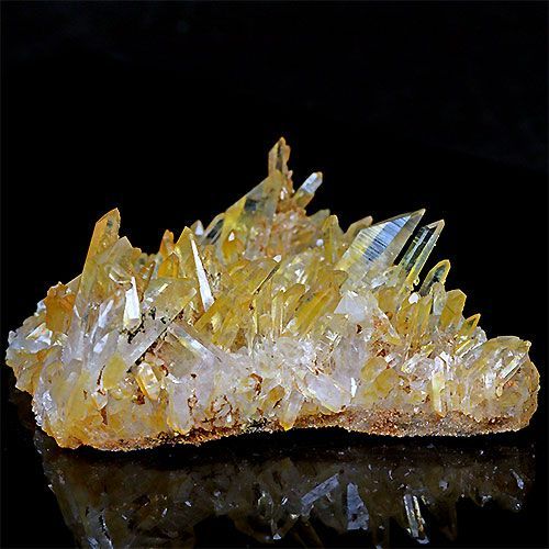 D122-8〕極上品 希少 アーカンソー州産 ゴールデンヒーラー クラスター