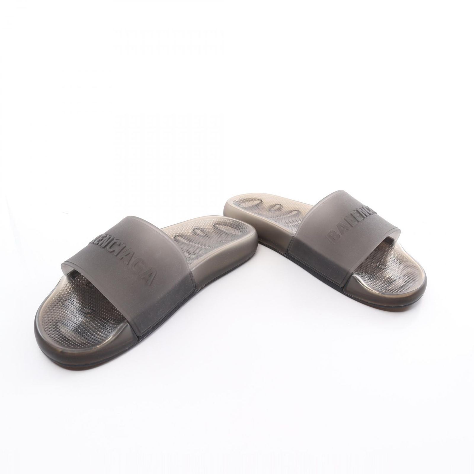 バレンシアガ プール トランスペアレント スライド サンダル - メルカリ