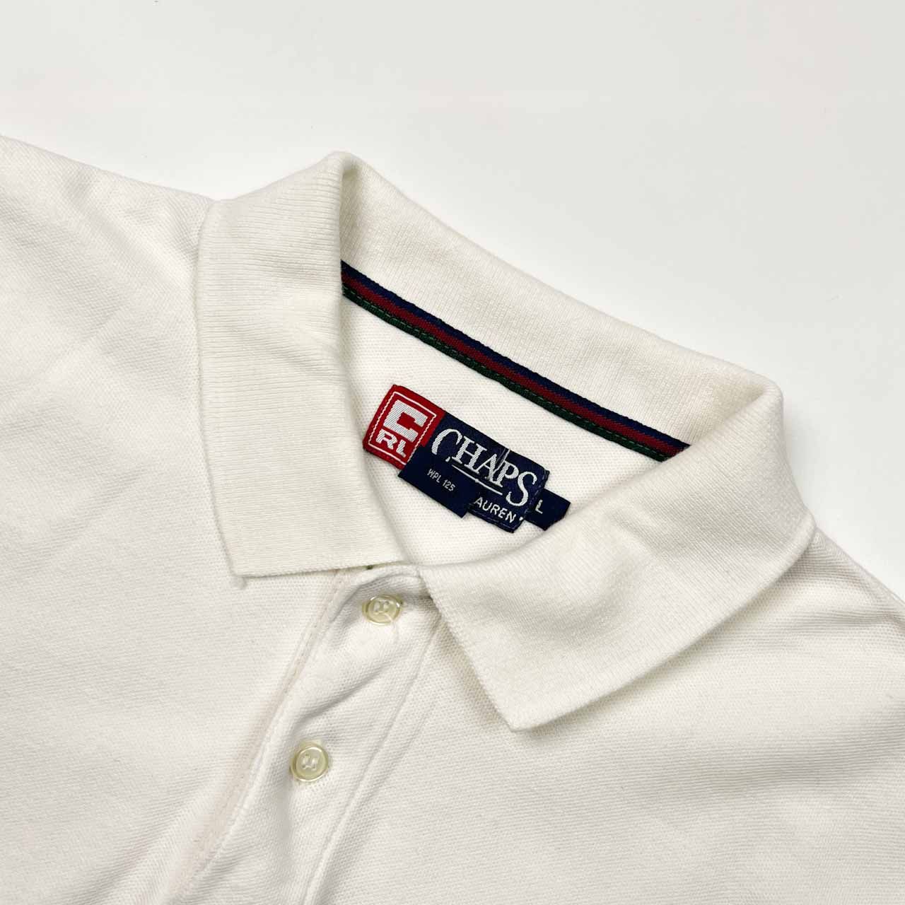90s CHAPS RALPH LAUREN チャップス ラルフローレン 半袖 ポロシャツ L 