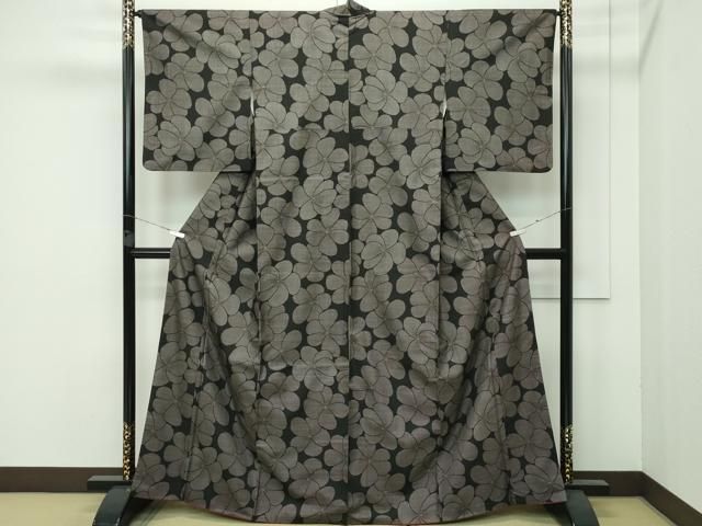 平和屋着物 上 本場大島紬 9マルキ 舞花文 CZAA3705s5