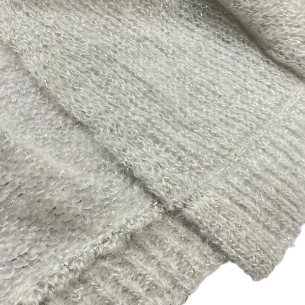 ラメニットカーディガン